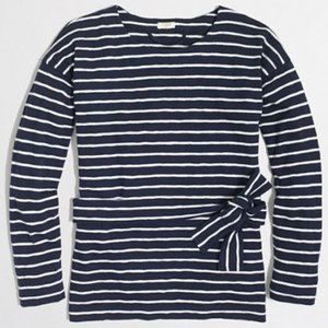 J. Crew Navy Striped Sweater